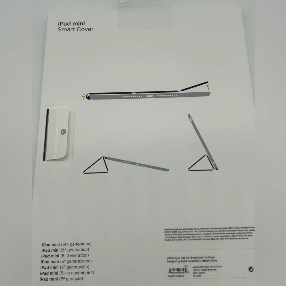 Apple iPad mini Smart Cover - Cornflower - fits 5th Gen New In Box